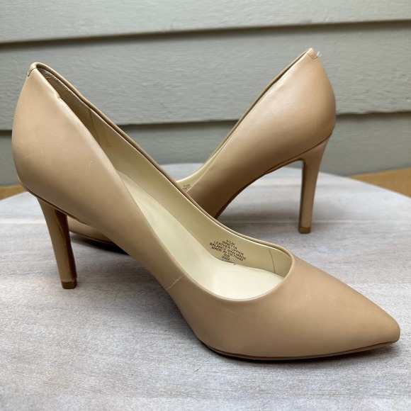 Nine West Shoes - Nine West Etta Womens Size 5.5 Pumps Light Natural Tan Leather Stiletto Heel New